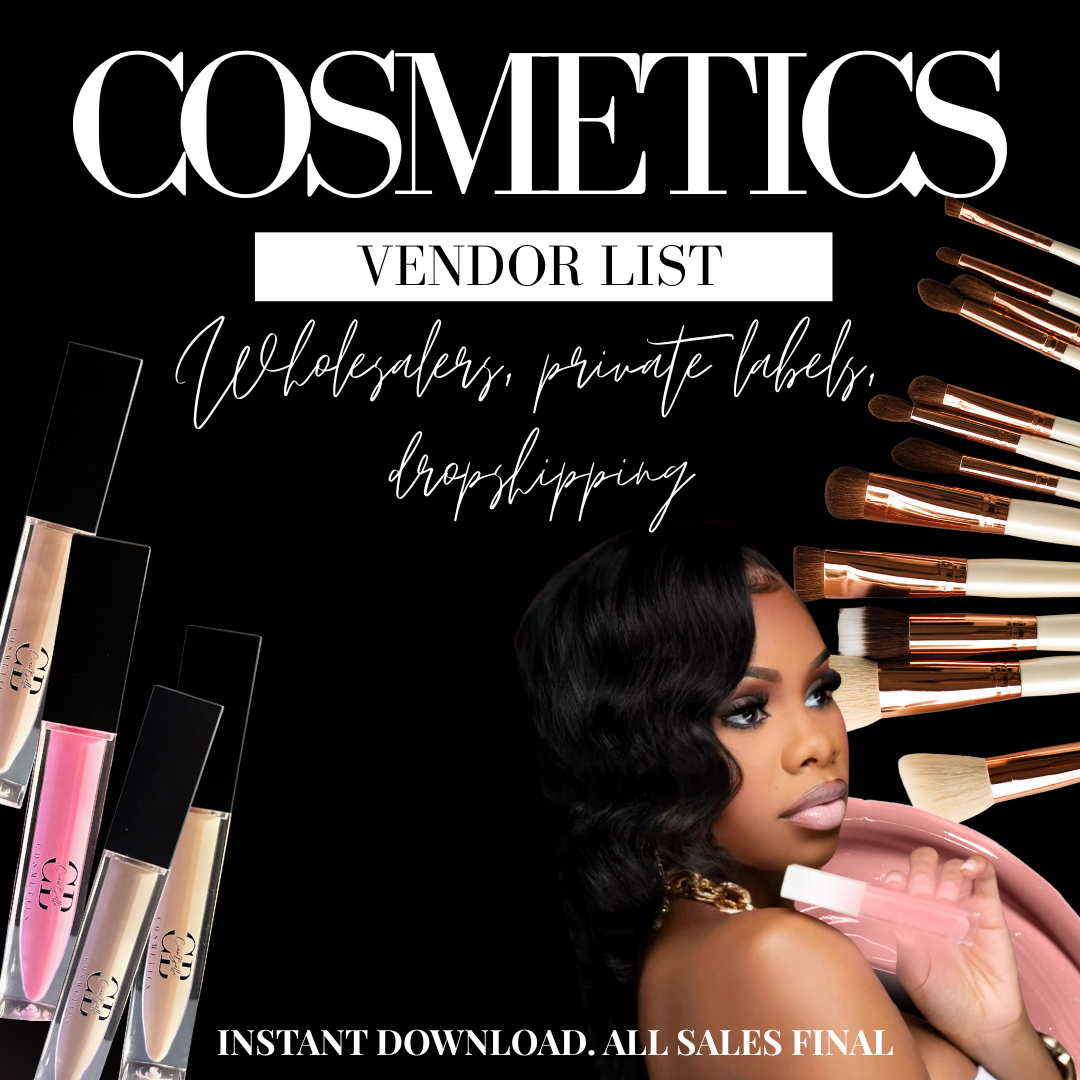 Cosmetics Vendor List
